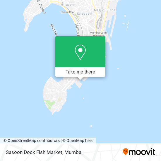 Sasoon Dock Fish Market map