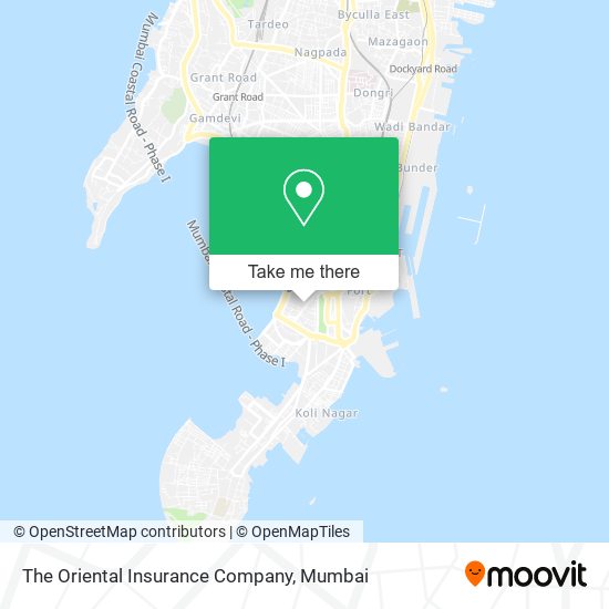 The Oriental Insurance Company map