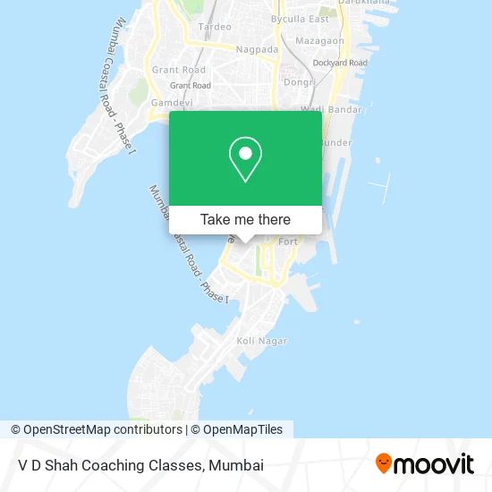 V D Shah Coaching Classes map