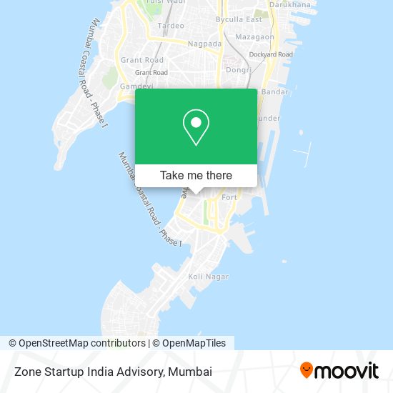 Zone Startup India Advisory map