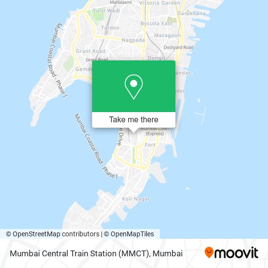 Mumbai Central Train Station (MMCT) map