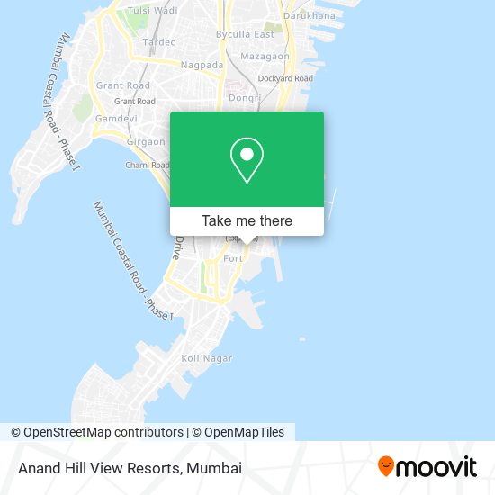 Anand Hill View Resorts map