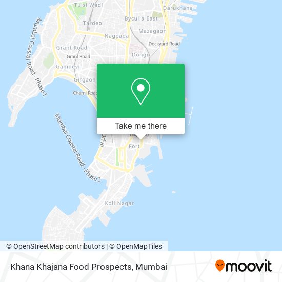 Khana Khajana Food Prospects map