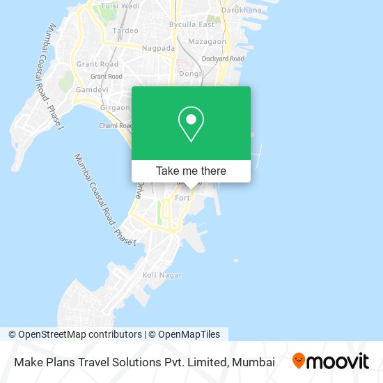 Make Plans Travel Solutions Pvt. Limited map