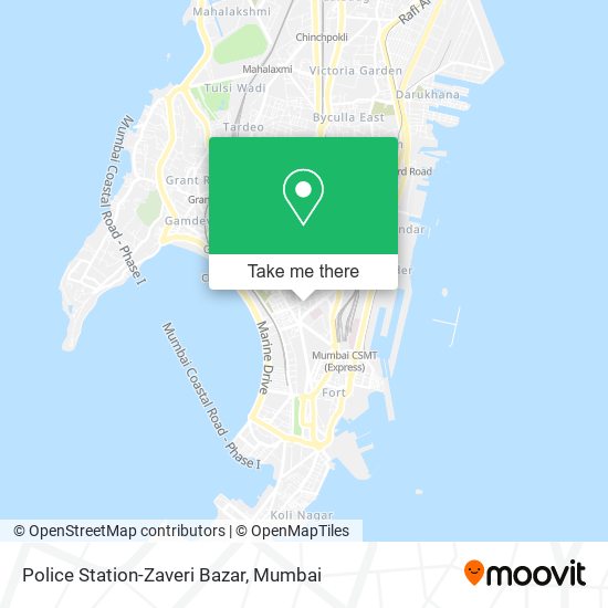 Police Station-Zaveri Bazar map