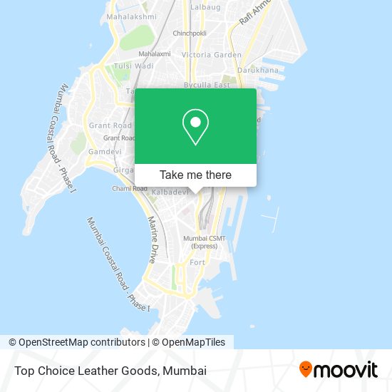 Top Choice Leather Goods map