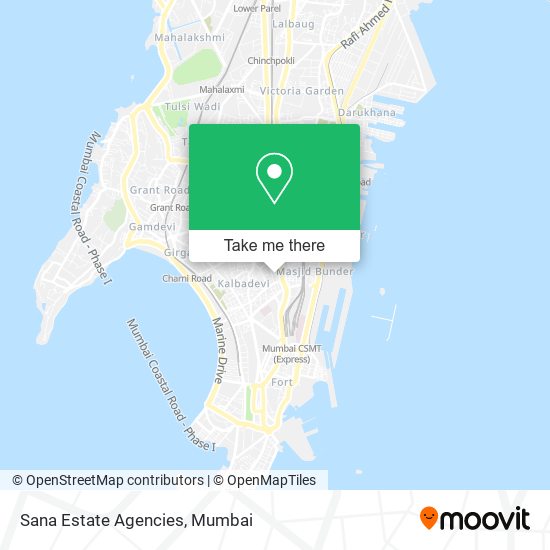 Sana Estate Agencies map