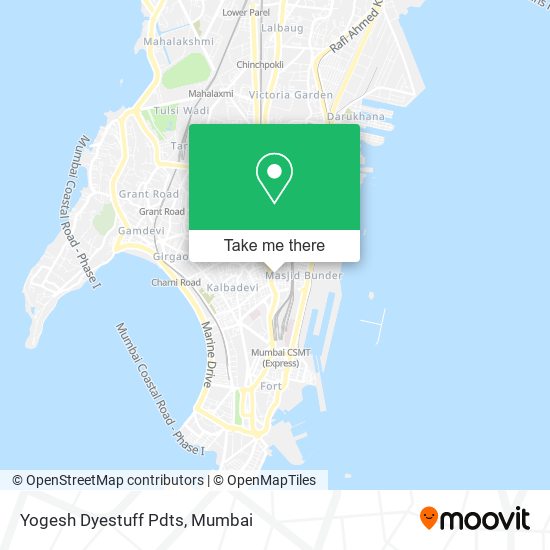 Yogesh Dyestuff Pdts map