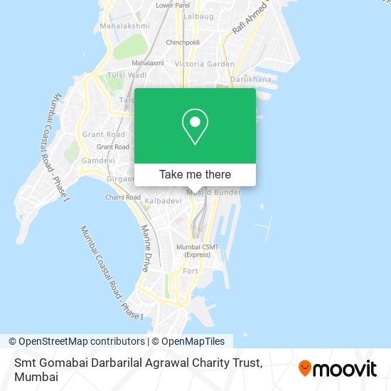 Smt Gomabai Darbarilal Agrawal Charity Trust map