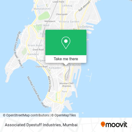 Associated Dyestuff Industries map