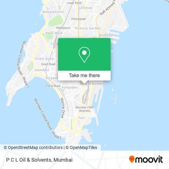 P C L Oil & Solvents map