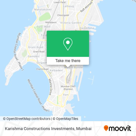 Karishma Constructions Investments map