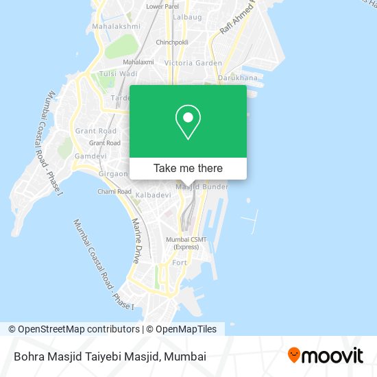 Bohra Masjid Taiyebi Masjid map