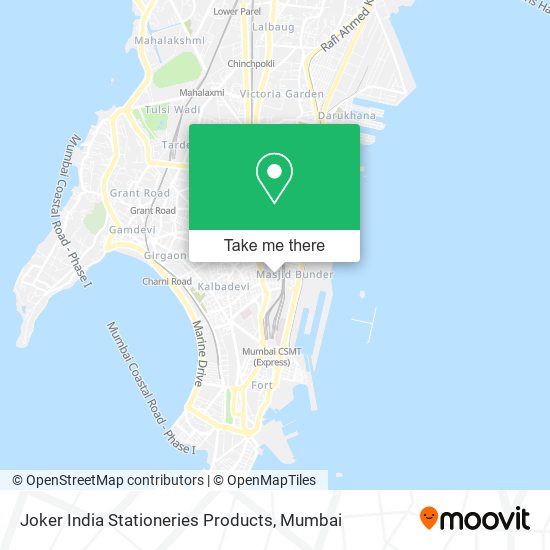 Joker India Stationeries Products map