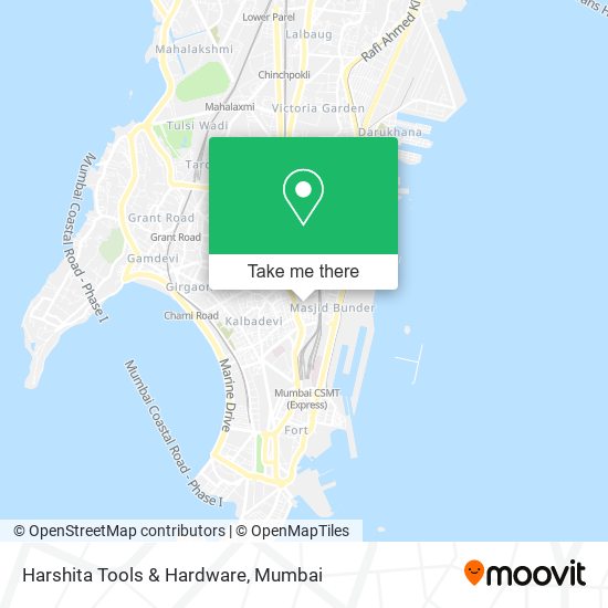 Harshita Tools & Hardware map