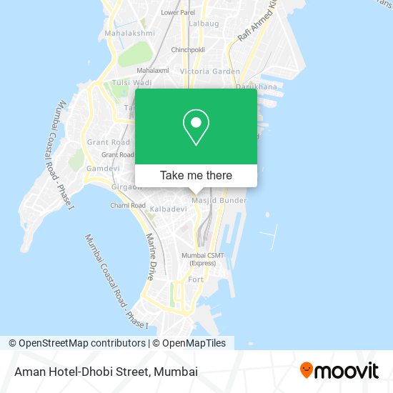 Aman Hotel-Dhobi Street map