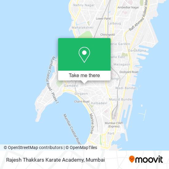 Rajesh Thakkars Karate Academy map