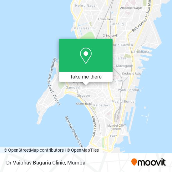 Dr Vaibhav Bagaria Clinic map