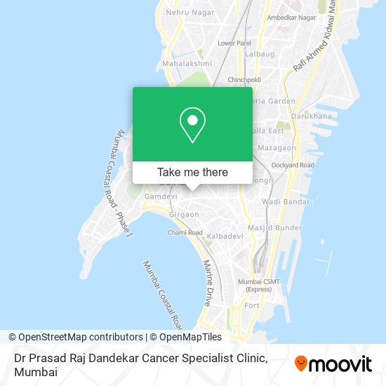 Dr Prasad Raj Dandekar Cancer Specialist Clinic map