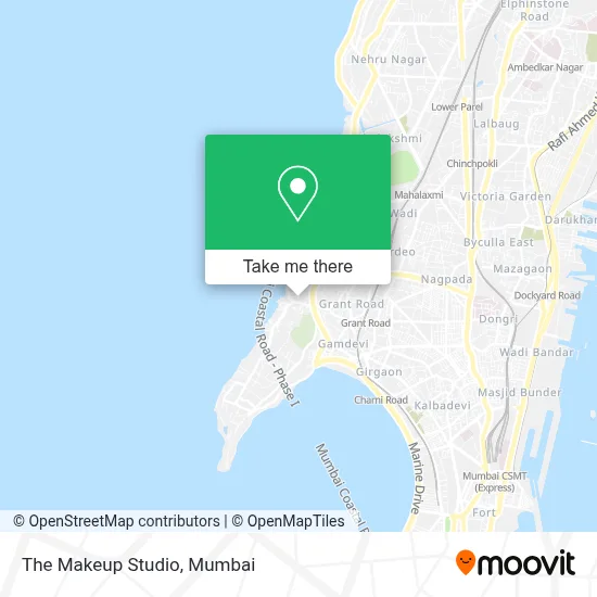 The Makeup Studio map