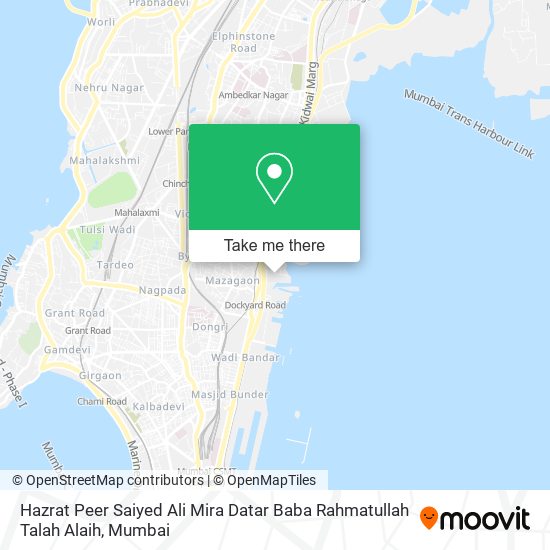 Hazrat Peer Saiyed Ali Mira Datar Baba Rahmatullah Talah Alaih map