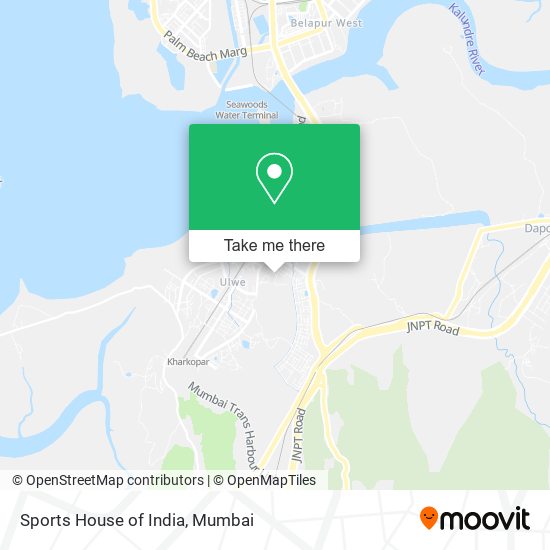 Sports House of India map