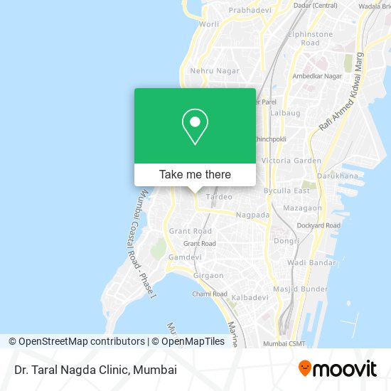 Dr. Taral Nagda Clinic map