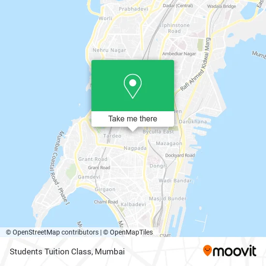 Students Tuition Class map