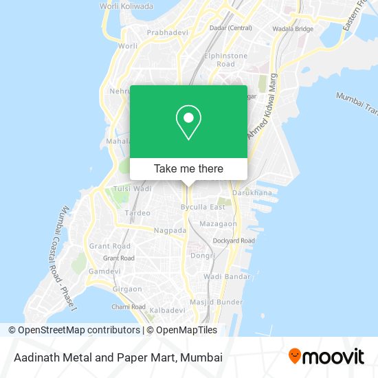 Aadinath Metal and Paper Mart map