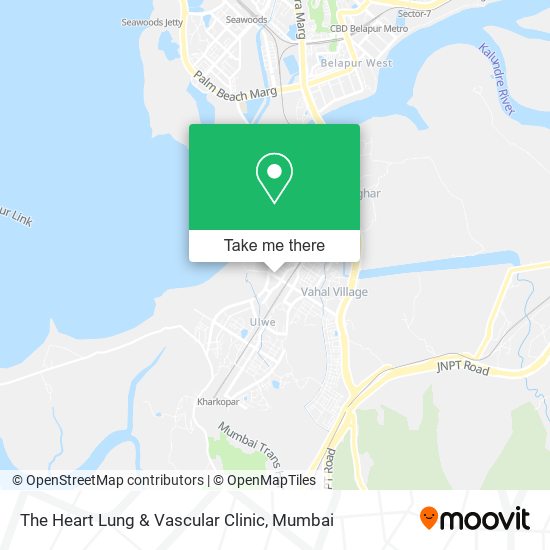 The Heart Lung & Vascular Clinic map