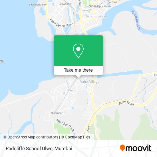 Radcliffe School Ulwe map