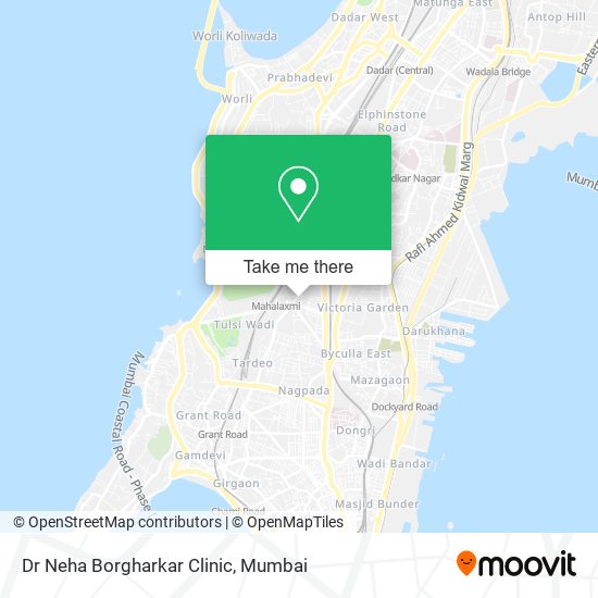 Dr Neha Borgharkar Clinic map