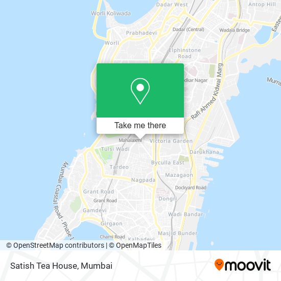 Satish Tea House map