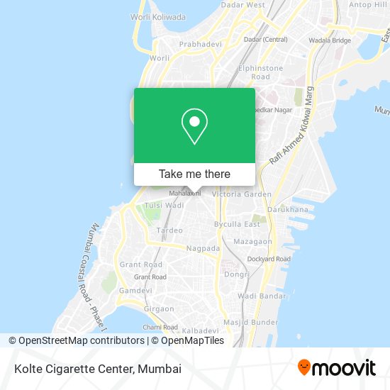 Kolte Cigarette Center map