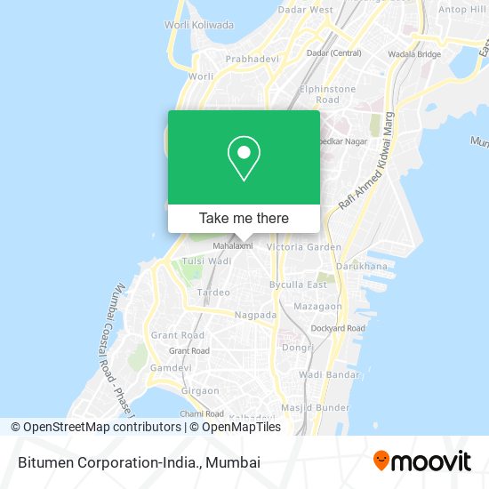 Bitumen Corporation-India. map