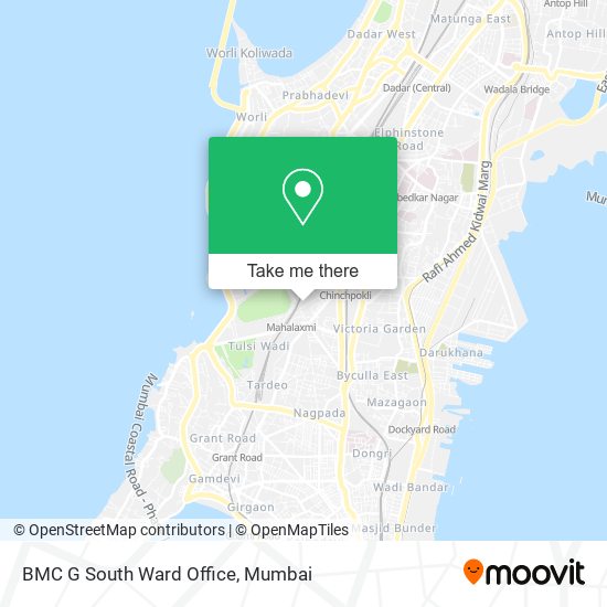 BMC G South Ward Office map