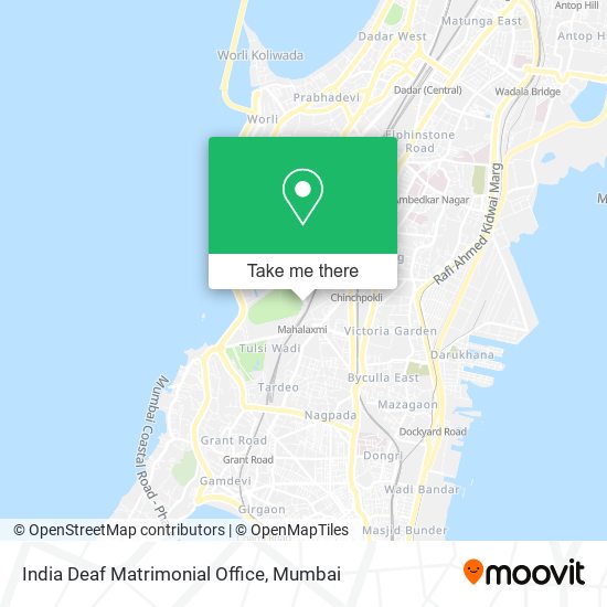 India Deaf Matrimonial Office map