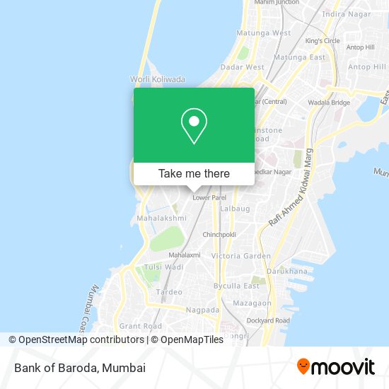 Bank of Baroda map