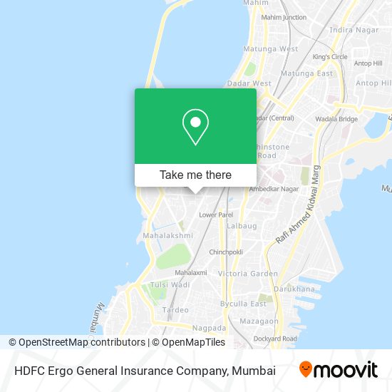 HDFC Ergo General Insurance Company map