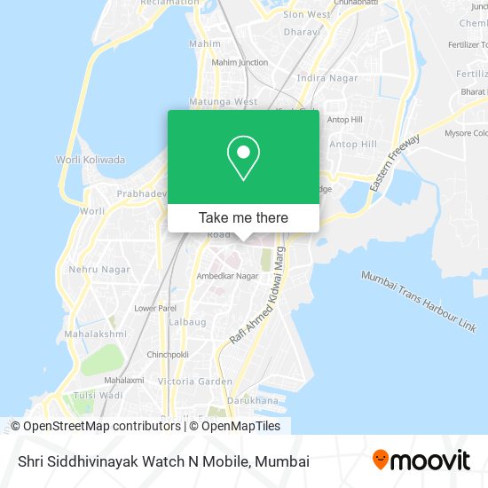 Shri Siddhivinayak Watch N Mobile map