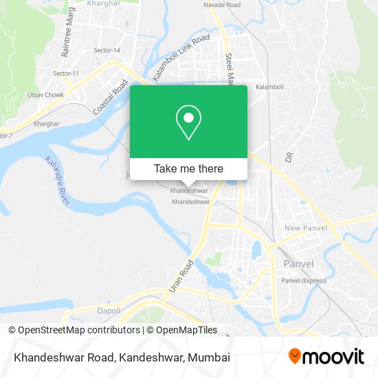 Khandeshwar Road, Kandeshwar map