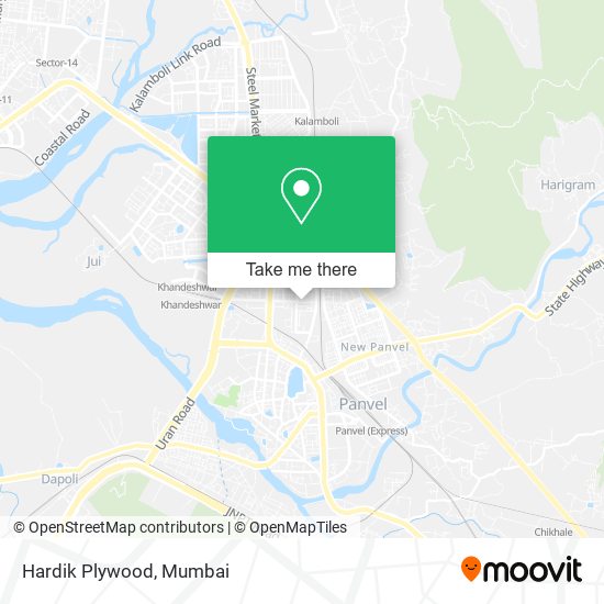 Hardik Plywood map