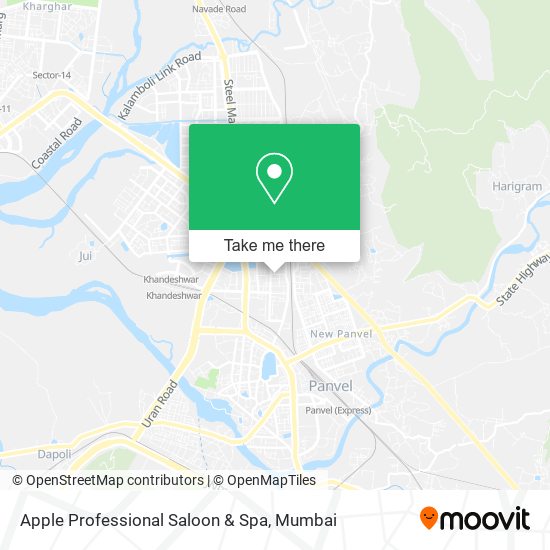 Apple Professional Saloon & Spa map