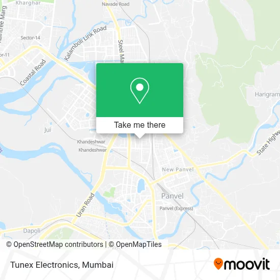 Tunex Electronics map
