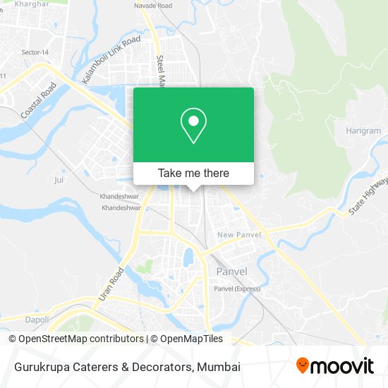 Gurukrupa Caterers & Decorators map