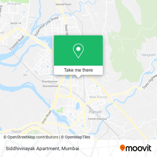 Siddhivinayak Apartment map