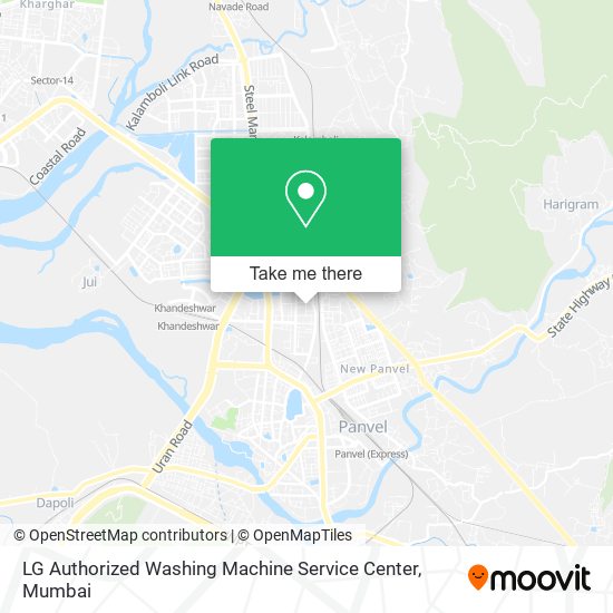 LG Authorized Washing Machine Service Center map