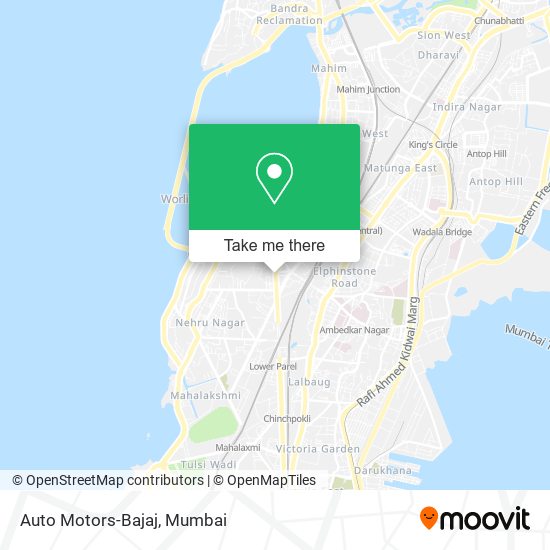 Auto Motors-Bajaj map