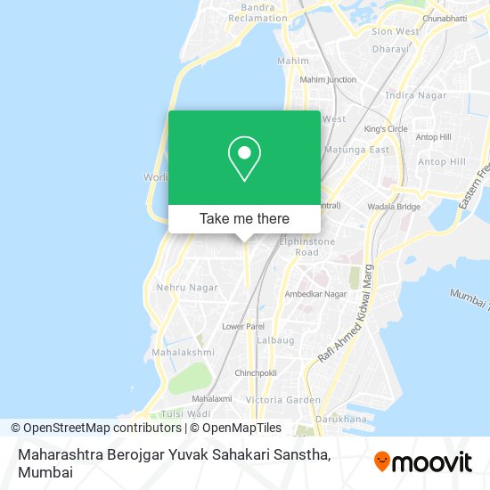 Maharashtra Berojgar Yuvak Sahakari Sanstha map