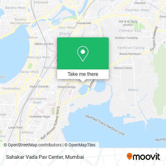 Sahakar Vada Pav Center map